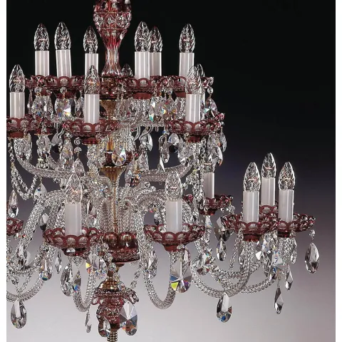 Candelabru Cristale, large, Bohemia, E14, EL0106202417, Crystal