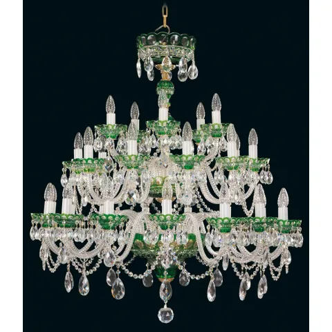 Candelabru Cristale, large, Bohemia, E14, EL0106203015, Crystal