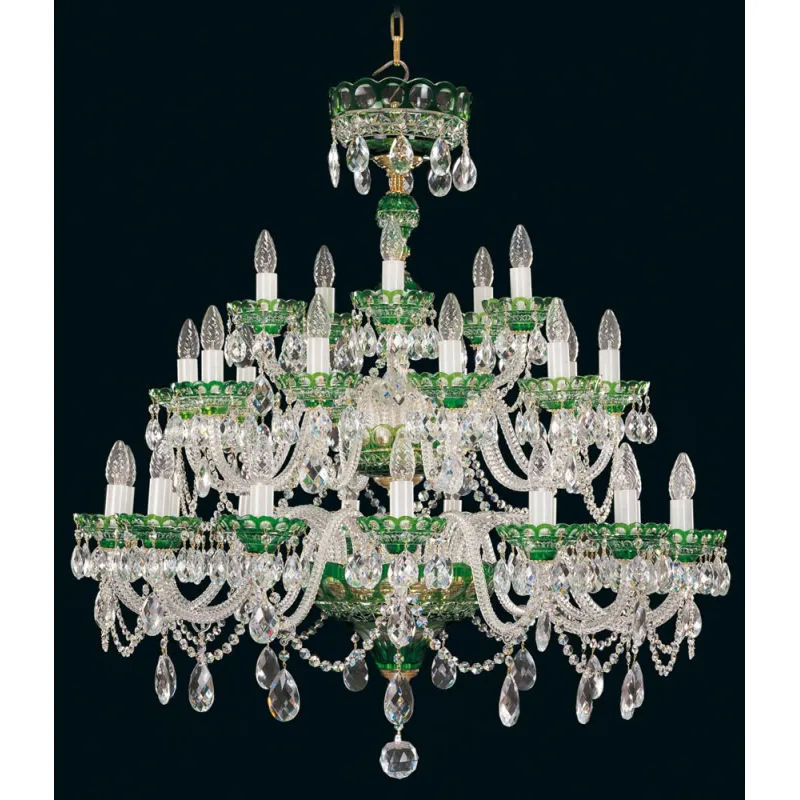 Candelabru Cristale, large, Bohemia, E14, EL0106203015, Crystal