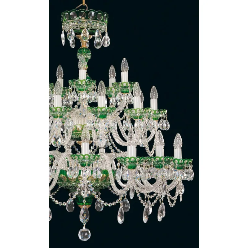Candelabru Cristale, large, Bohemia, E14, EL0106203015, Crystal