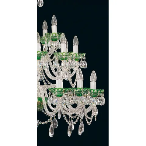 Candelabru Cristale, large, Bohemia, E14, EL0106203015, Crystal