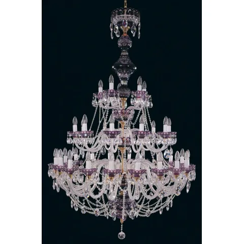 Candelabru Cristale, large, Bohemia, E14, EL0106203514, Crystal