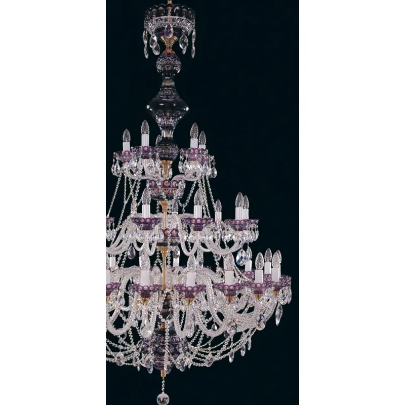 Candelabru Cristale, large, Bohemia, E14, EL0106203514, Crystal