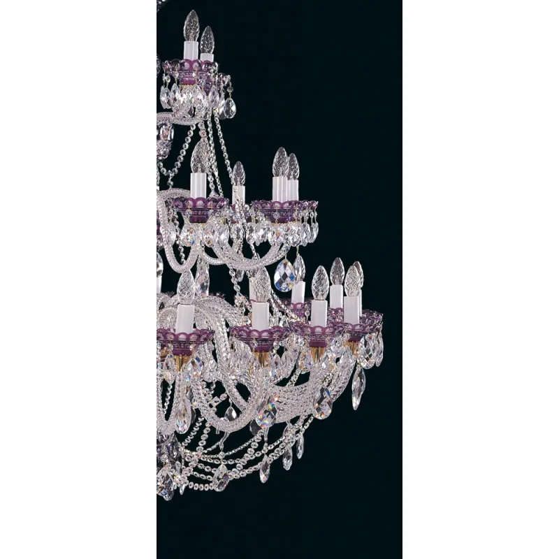 Candelabru Cristale, large, Bohemia, E14, EL0106203514, Crystal