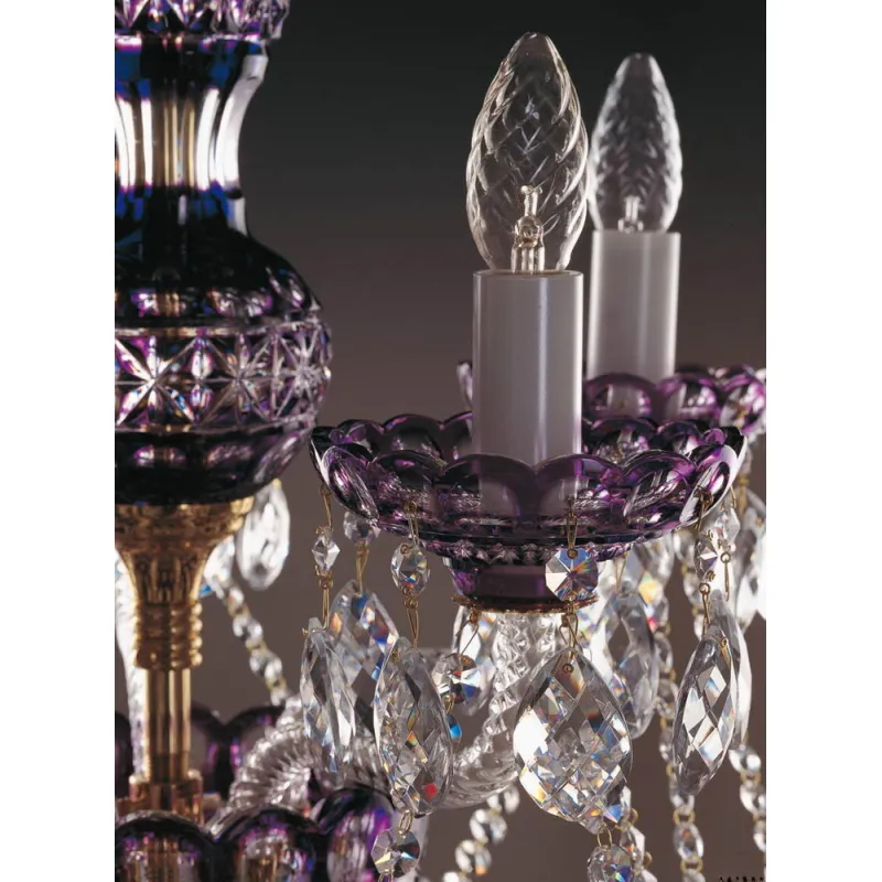 Candelabru Cristale, large, Bohemia, E14, EL0106203514, Crystal