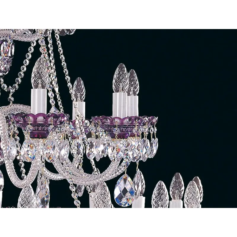 Candelabru Cristale, large, Bohemia, E14, EL0106203514, Crystal