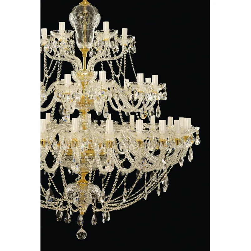 Candelabru Cristale, large, Bohemia, E14, EL0106204219, Crystal