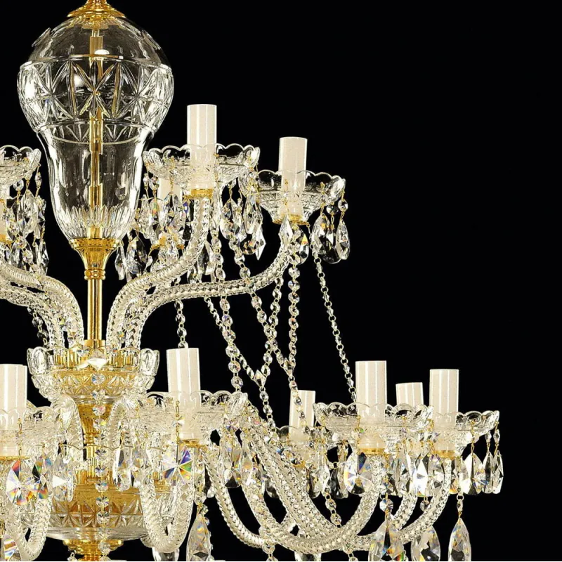 Candelabru Cristale, large, Bohemia, E14, EL0106204219, Crystal