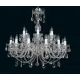 Candelabru Cristale, Sticla, Bohemia, E14, EL0106211819, Crystal