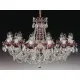 Candelabru Cristale, violet, Bohemia, E14, EL0106221217, Crystal
