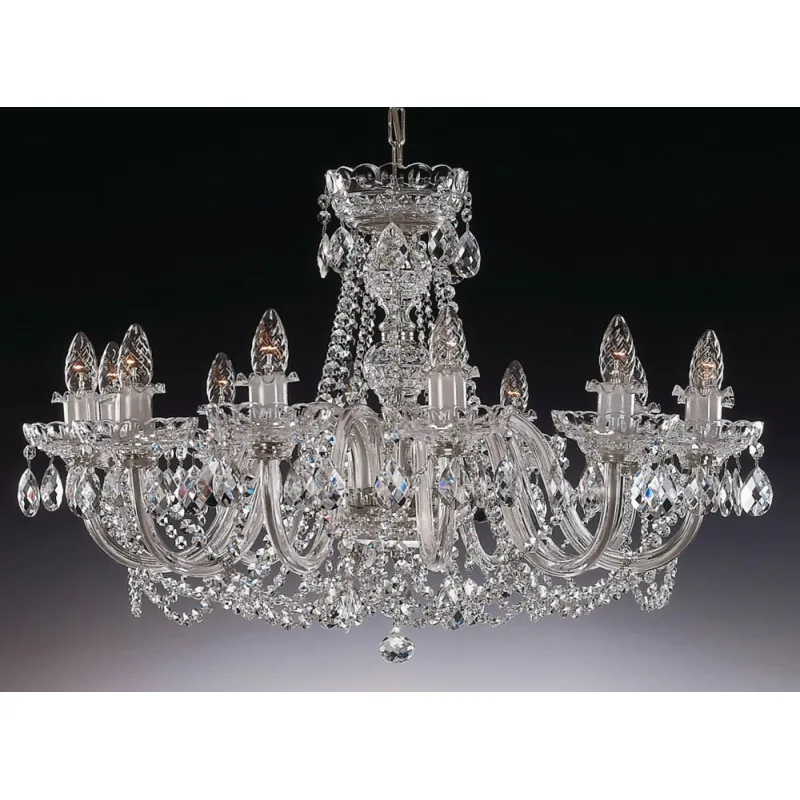Candelabru Cristale, lux, Bohemia, E14, EL0106221219, Crystal