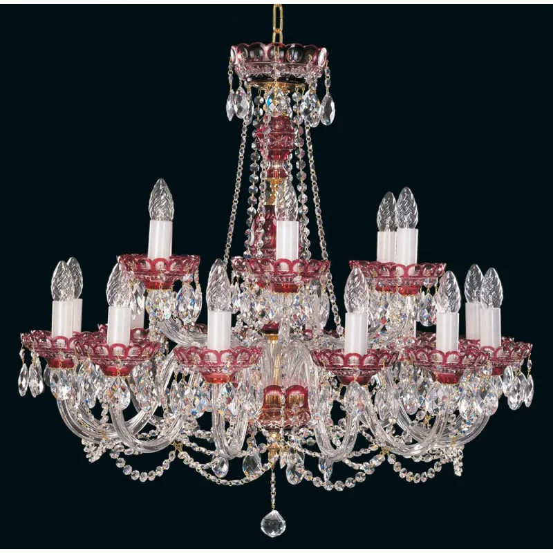 Candelabru Cristale, Lux, Bohemia, E14, EL0106221817, Crystal