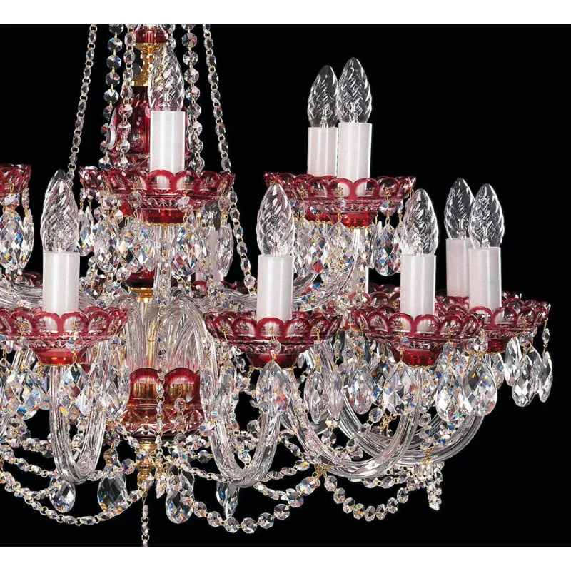 Candelabru Cristale, Lux, Bohemia, E14, EL0106221817, Crystal
