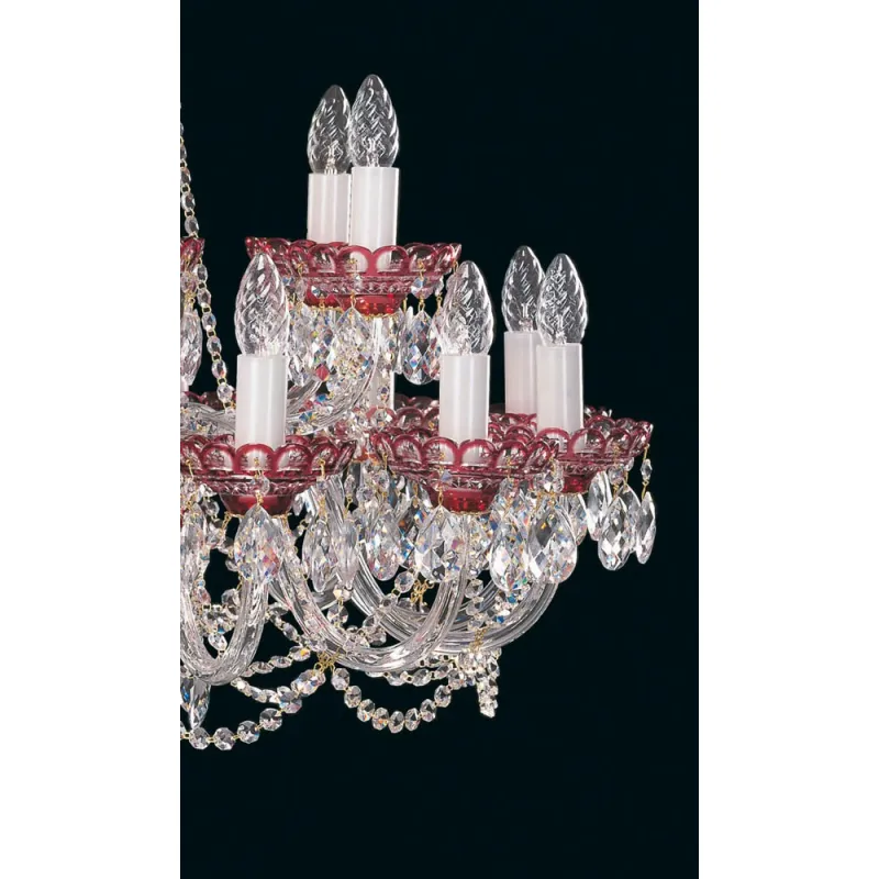Candelabru Cristale, Lux, Bohemia, E14, EL0106221817, Crystal