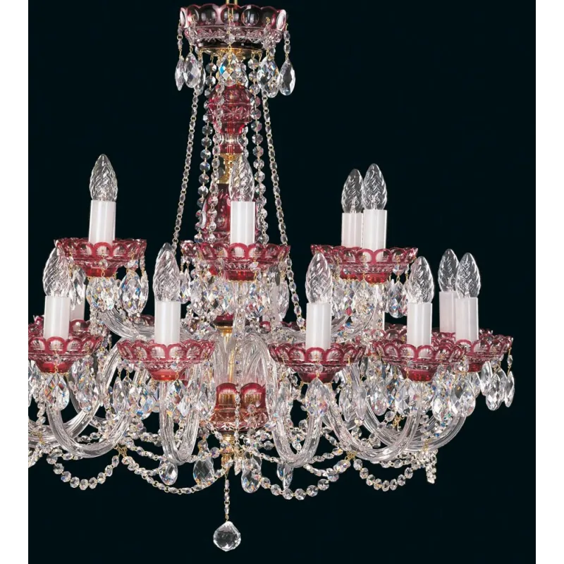 Candelabru Cristale, Lux, Bohemia, E14, EL0106221817, Crystal