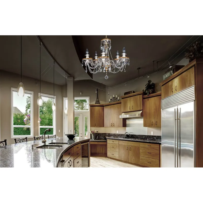 Candelabru Cristale, Sticla, Bohemia, E14, EL010645502, Crystal