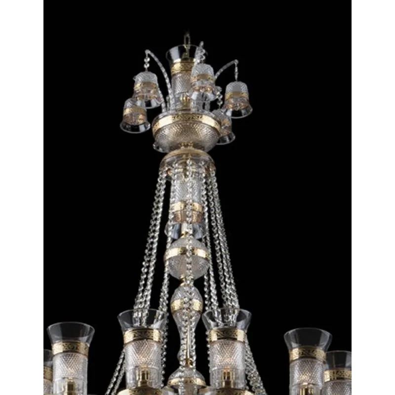 Candelabru Cristale, lux, Bohemia, E14, EL0106462403TB, Crystal