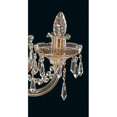 Candelabru Cristale, Sticla, Bohemia, E14, EL010650903, Crystal