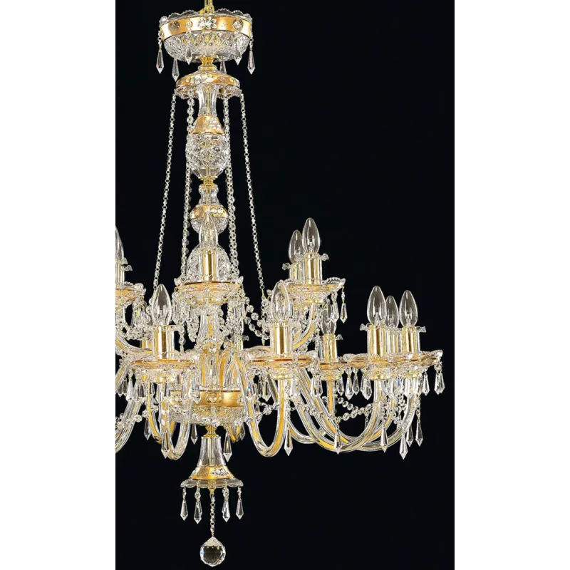 Candelabru Cristale, lux, Bohemia, E14, EL0106531803, Crystal