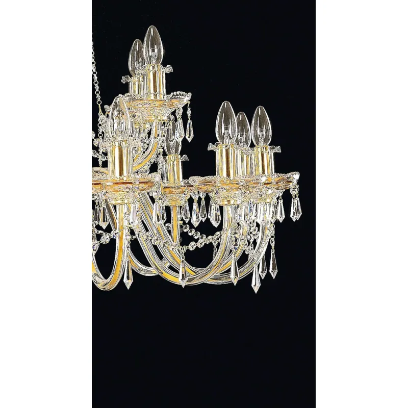 Candelabru Cristale, lux, Bohemia, E14, EL0106531803, Crystal