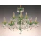Candelabru Cristale, Verde, Bohemia, E14, EL010660915, Crystal