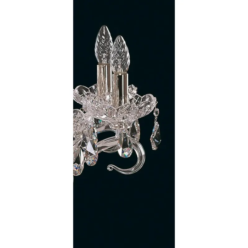 Candelabru Cristale, Sticla, Bohemia, E14, EL010661819, Crystal