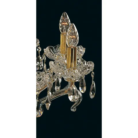 Candelabru Cristale, Sticla, Bohemia, E14, EL010661819, Crystal