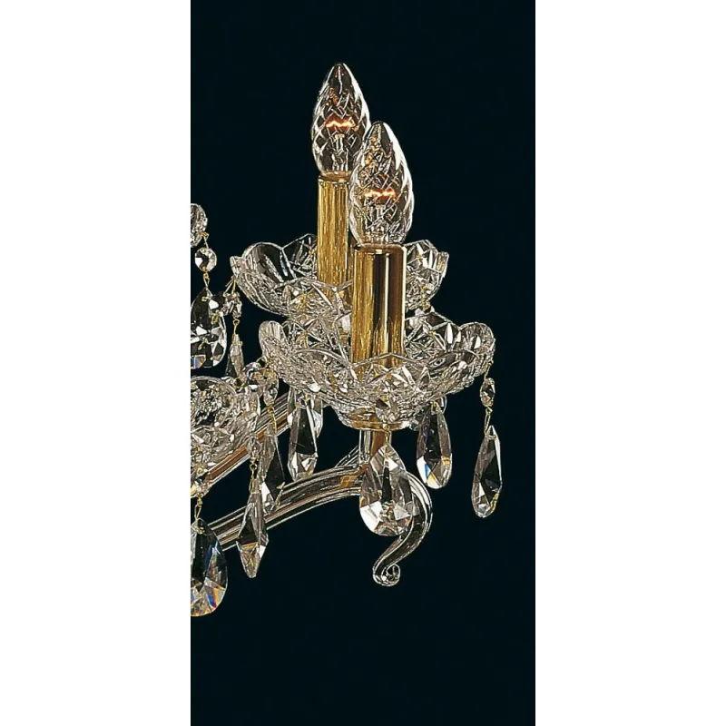 Candelabru Cristale, Sticla, Bohemia, E14, EL010661819, Crystal