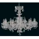 Candelabru Cristale, Sticla, Bohemia, E14, EL0106641219, Crystal