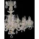 Candelabru Cristale, Sticla, Bohemia, E14, EL0106641219, Crystal