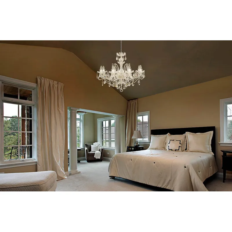 Candelabru Cristale, Sticla, Bohemia, E14, EL010665819, Crystal