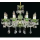 Candelabru Cristale, Verde, Bohemia, E14, EL010666815, Crystal