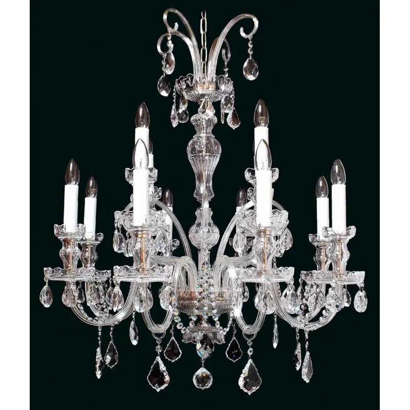 Candelabru Crystal Cristale, lux, Bohemia, E14, EL0106701201, Crystal