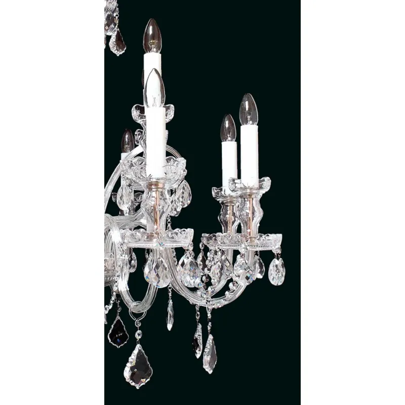 Candelabru Crystal Cristale, lux, Bohemia, E14, EL0106701201, Crystal