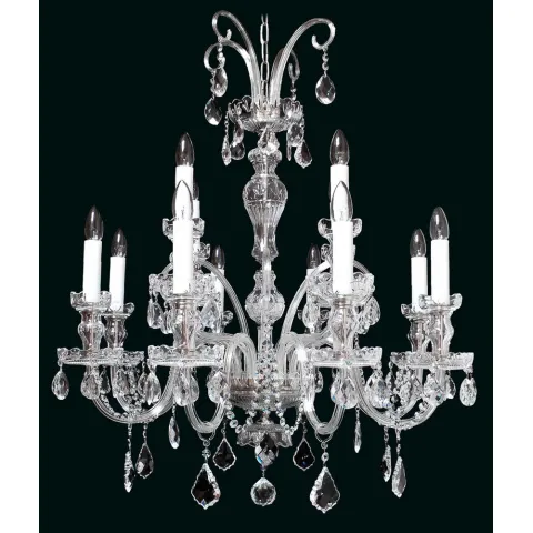 Candelabru Crystal Cristale, lux, Bohemia, E14, EL0106701201, Crystal