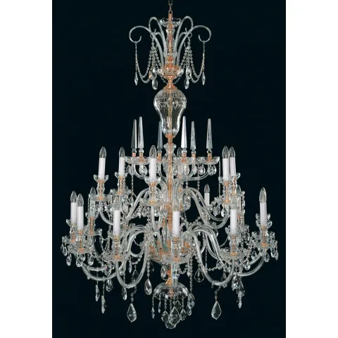 Candelabru Cristale, large, Bohemia, E14, EL0106701801, Crystal