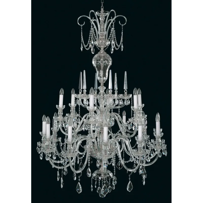 Candelabru Cristale, large, Bohemia, E14, EL0106701801, Crystal