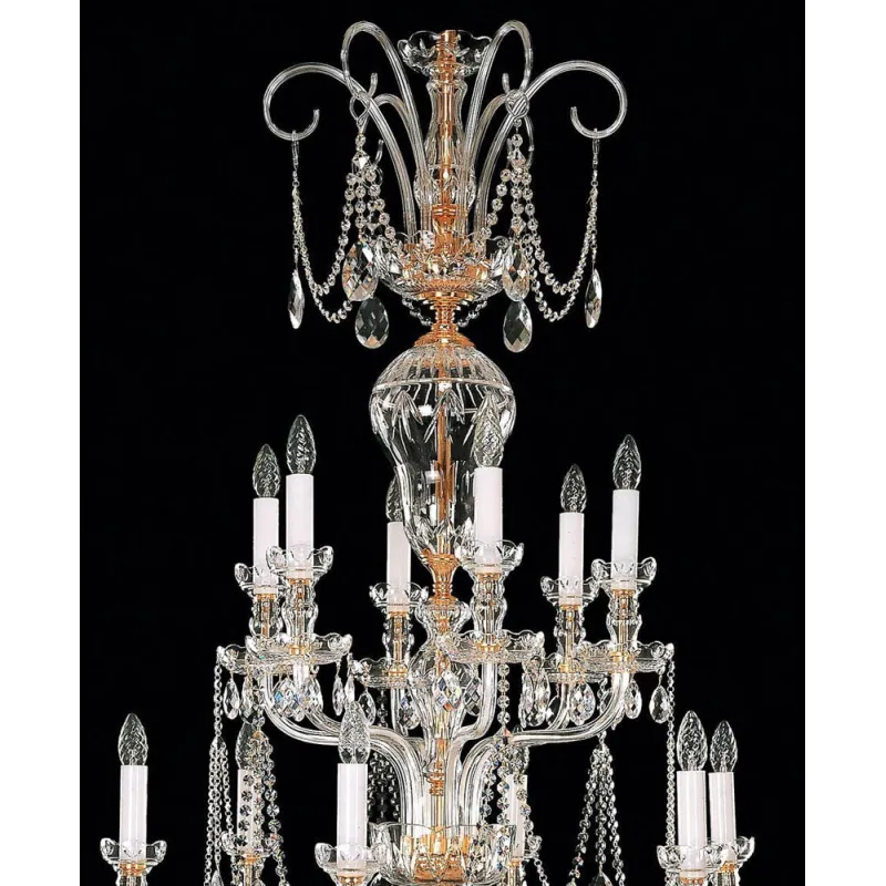 Candelabru Cristale, large, Bohemia, E14, EL0106702401, Crystal