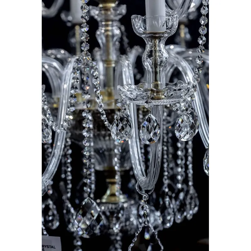 Candelabru Cristale, large, Bohemia, E14, EL0106702401, Crystal