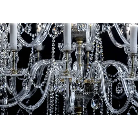 Candelabru Cristale, large, Bohemia, E14, EL0106702401, Crystal