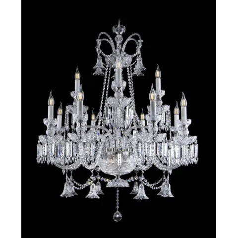 Candelabru Cristale, lux, Bohemia, E14, EL01067212+319LPN, Crystal