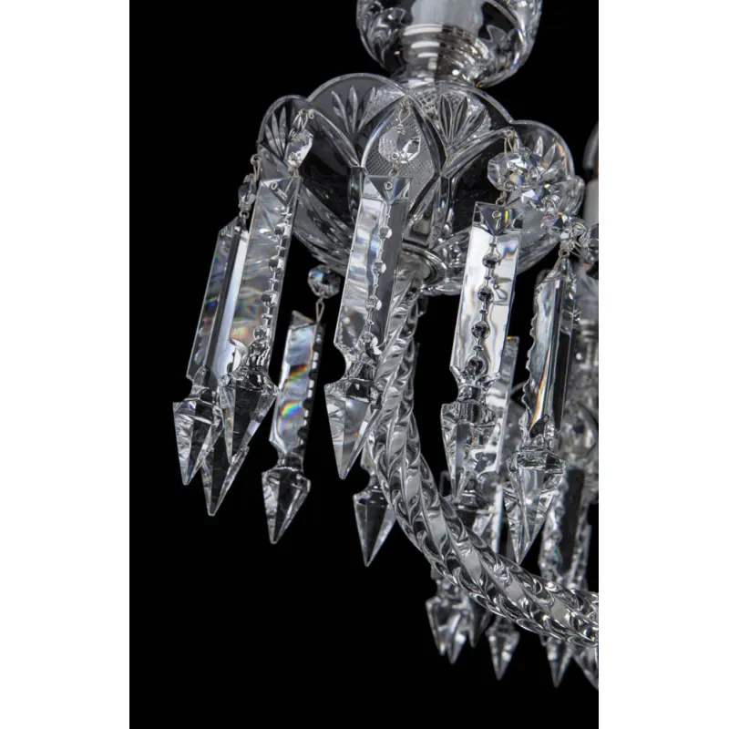 Candelabru Cristale, lux, Bohemia, E14, EL01067212+319LPN, Crystal