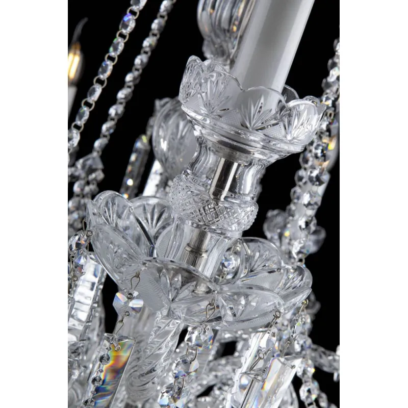 Candelabru Cristale, lux, Bohemia, E14, EL01067212+319LPN, Crystal