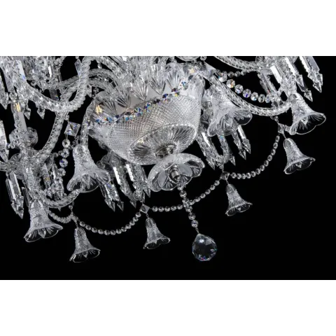 Candelabru Cristale, lux, Bohemia, E14, EL01067212+319LPN, Crystal