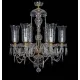 Candelabru Cristale, Sticla, Bohemia, E14, EL010673619T, Crystal