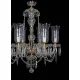 Candelabru Cristale, Sticla, Bohemia, E14, EL010673619T, Crystal