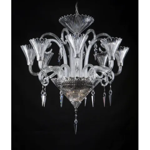 Candelabru Cristale, Baccarat Style N, Bohemia, E14, EL0106758+303, Crystal