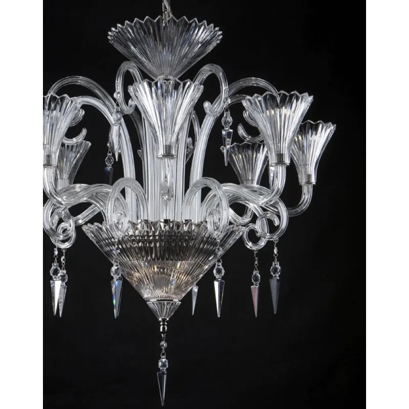 Candelabru Cristale, Baccarat Style N, Bohemia, E14, EL0106758+303, Crystal