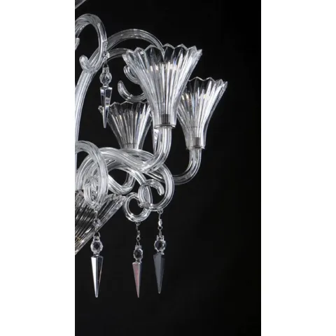 Candelabru Cristale, Baccarat Style N, Bohemia, E14, EL0106758+303, Crystal