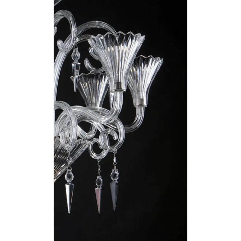 Candelabru Cristale, Baccarat Style N, Bohemia, E14, EL0106758+303, Crystal